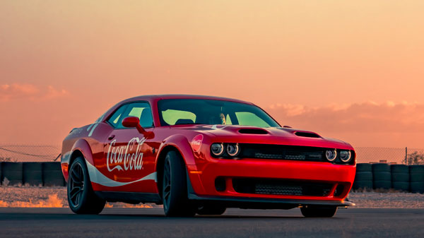 Coca Cola car