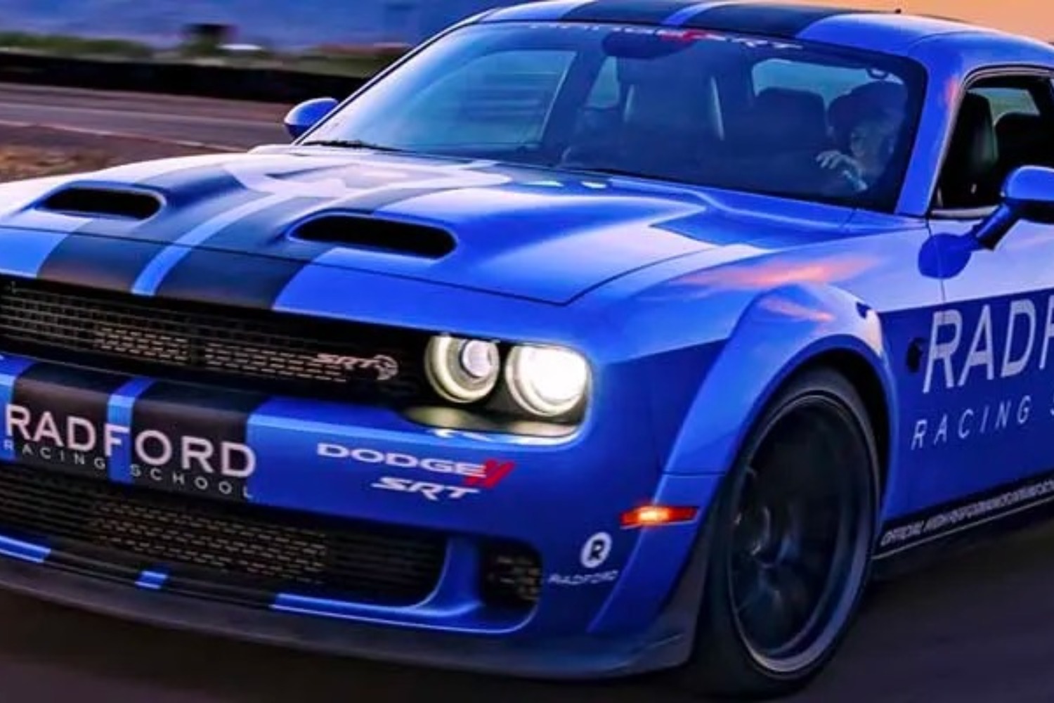 Radford cars on track Radford cars on track