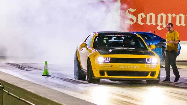 Drag Racing at Radford Racing School